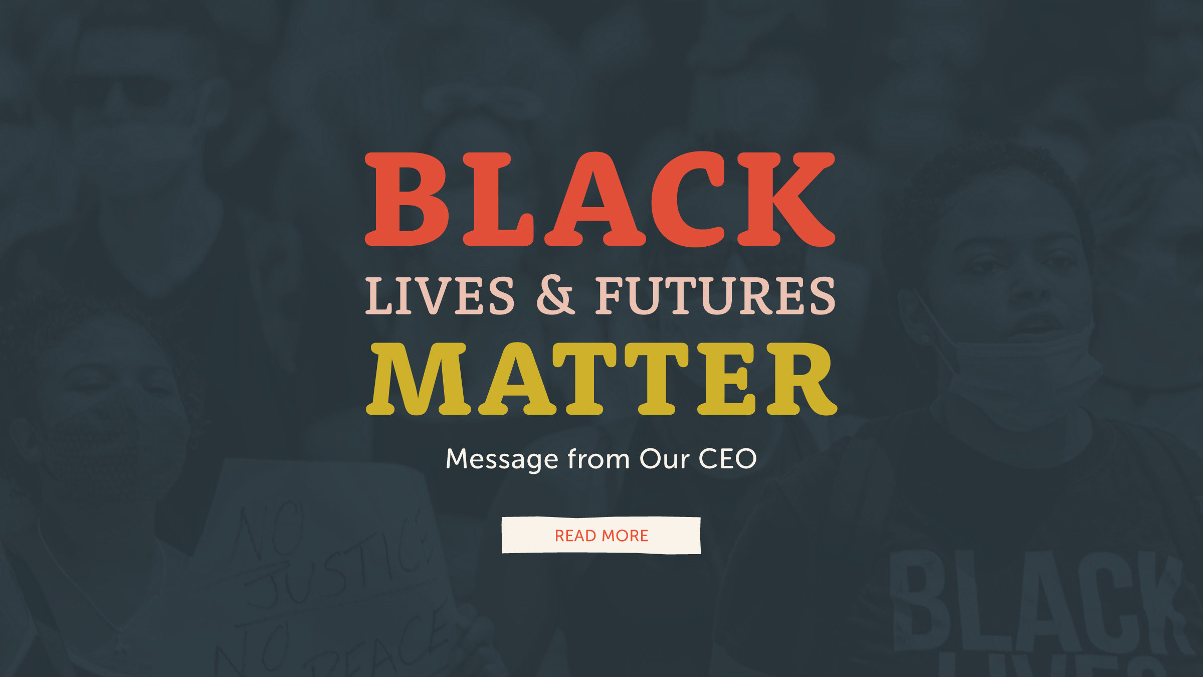 Black Lives Matter message from LifeWorks NW CEO