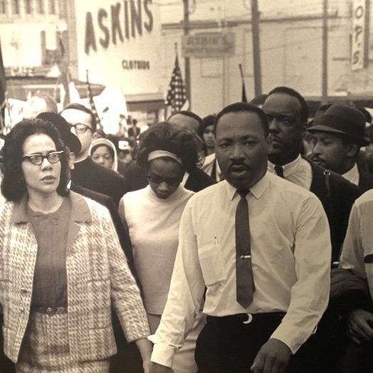 MLK and wife